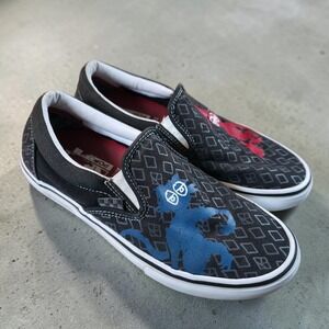 Vans Krooked Slip On Natas Ray Skate Shoes Mens Size 8 / Womens 9.5